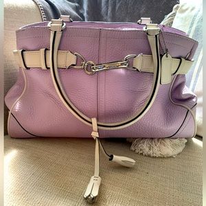 Soft lavender Coach bag!